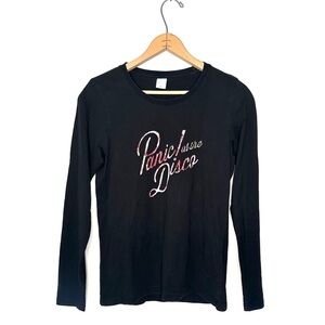 Panic at the Disco Black Long Sleeve Tee Size Medium